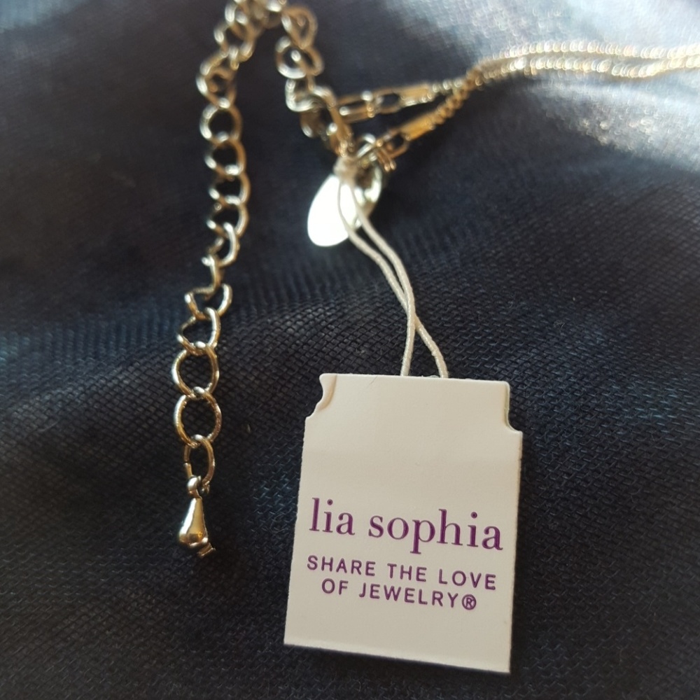 SALE!! COLORFUL AC CZ's  Lia Necklace NWT - Picture 4 of 6